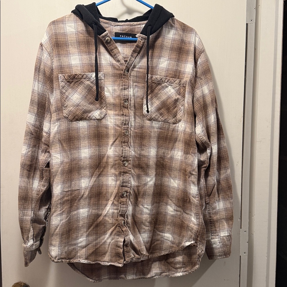 Men’s Pacsun Flannel Hoodie